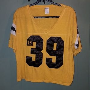 Pink Victoria's Secret crop top